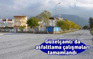 Güzelçamlı’da asfaltlama çalışmaları tamamlandı
