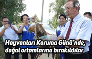 Hayvanları Koruma Günü’nde, doğal ortamlarına...