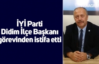 İYİ Parti Didim İlçe Başkanı görevinden istifa...