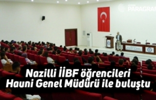 Nazilli İİBF öğrencileri Hauni Genel Müdürü...