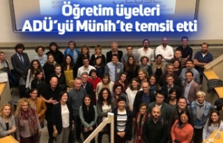 Öğretim üyeleri ADÜ’yü Münih’te temsil etti