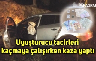 Uyuşturucu tacirleri polisten kaçmaya çalışırken...