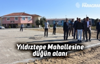 Yıldıztepe Mahallesine düğün alanı