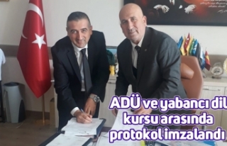 ADÜ ve yabancı dil kursu arasında protokol imzalandı