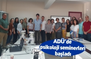 ADÜ’de psikoloji seminerleri başladı