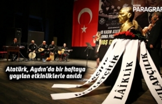 Atatürk, Aydın’da bir haftaya yayılan etkinliklerle...