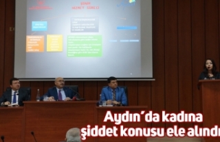 Aydın’da kadına şiddet konusu ele alındı