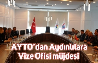AYTO’dan Aydınlılara Vize Ofisi müjdesi