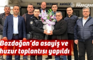 Bozdoğan’da asayiş ve huzur toplantısı yapıldı