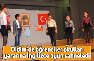 Didim’de öğrenciler okulları yararına İngilizce...