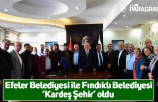Efeler Belediyesi ile Fındıklı Belediyesi ‘Kardeş...