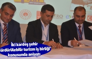 İki kardeş şehir 'sürdürülebilir turizm...