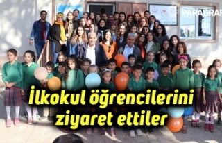 İlkokul öğrencilerini ziyaret ettiler