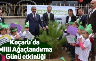 Koçarlı’da Milli Ağaçlandırma Günü etkinliği