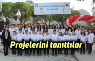 Projelerini tanıttılar