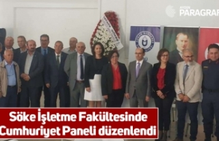 Söke İşletme Fakültesinde Cumhuriyet Paneli düzenlendi