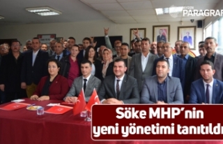 Söke MHP’nin yeni yönetimi tanıtıldı