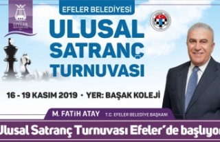 Ulusal Satranç Turnuvası Efeler’de başlıyor