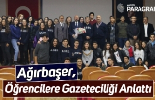 Ağırbaşer, Öğrencilere Gazeteciliği Anlattı