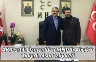 AK Partili Özmen’den MHP’li Alıcık’a ‘hayırlı...
