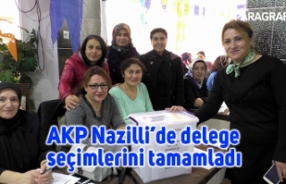 AKP Nazilli’de delege seçimlerini tamamladı