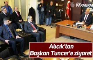 Alıcık'tan Başkan Tuncer'e ziyaret