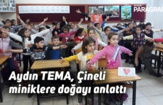 Aydın TEMA, Çineli miniklere doğayı anlattı