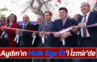 Aydın'ın Halk Ege Et'i İzmir'de