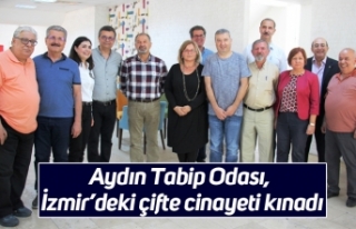 Aydın Tabip Odası, İzmir’deki çifte cinayeti...