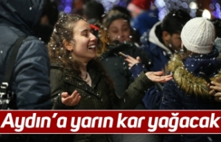 Aydın’a yarın kar yağacak