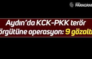 Aydın’da KCK-PKK terör örgütüne operasyon:...