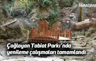 Çağlayan Tabiat Parkı’nda yenileme çalışmaları...