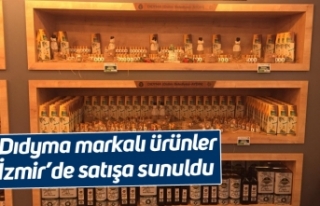 Dıdyma markalı ürünler İzmir’de satışa sunuldu