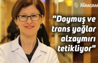 "Doymuş ve trans yağlar alzaymırı tetikliyor"