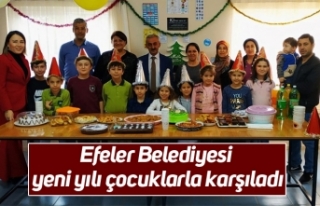 Efeler Belediyesi yeni yılı çocuklarla karşıladı