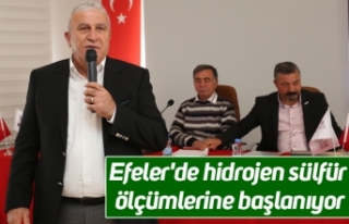 Efeler'de hidrojen sülfür ölçümlerine başlanıyor