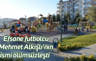 Efsane futbolcu Mehmet Alkışlı’nın ismi ölümsüzleşti