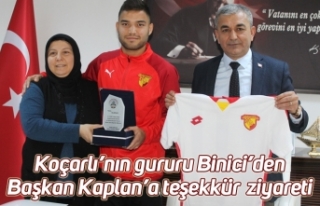 Koçarlı’nın gururu Binici’den Başkan Kaplan’a...