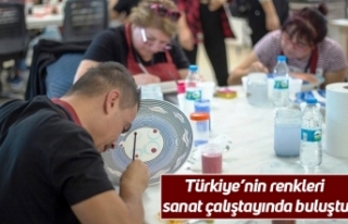 Türkiye’nin renkleri sanat çalıştayında buluştu