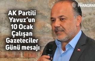AK Partili Yavuz’un 10 Ocak Çalışan Gazeteciler...
