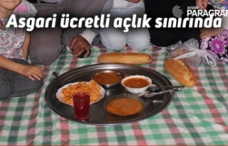 Asgari ücretli açlık sınırında