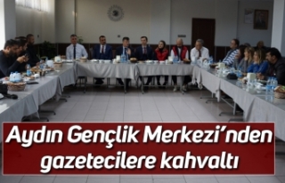 Aydın Gençlik Merkezi’nden gazetecilere kahvaltı