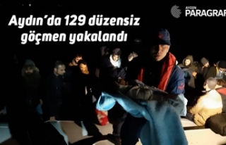 Aydın’da 129 düzensiz göçmen yakalandı