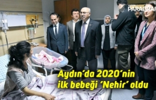 Aydın’da 2020’nin ilk bebeği ‘Nehir’ oldu