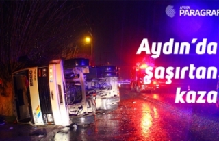 Aydın’da şaşırtan kaza