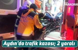Aydın’da trafik kazası; 2 yaralı