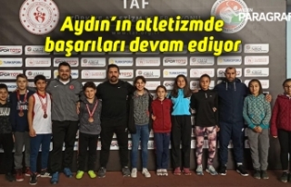 Aydın’ın atletizmde başarıları devam ediyor