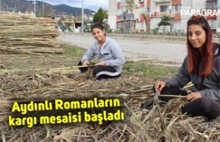 Aydınlı Romanların kargı mesaisi başladı