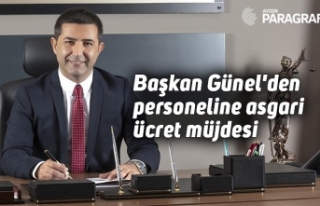 Başkan Ömer Günel'den personeline asgari ücret...