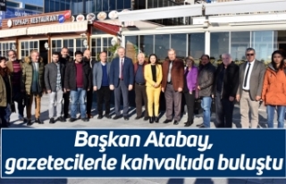 Başkan Atabay, gazetecilerle kahvaltıda buluştu